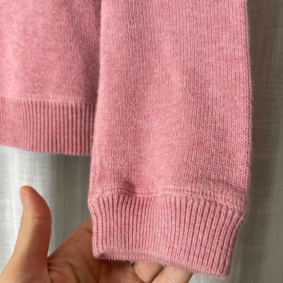 Eddie Bauer Vintage 100% Cotton Made in Japan Pink Pullover Sweater Size XS - Picture 4 of 8